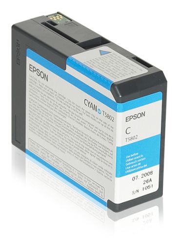Epson Stylus Pro-3800/3880 Cartucho Cian (80ml) , Epson , EPSC13T580200 , 10343858787